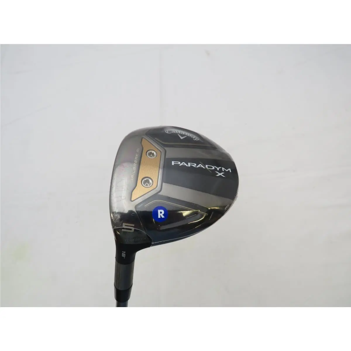 LH Callaway Paradym X 18 5 Wood Hzrdus Gen 4 Silver 60g Regular Flex +hc