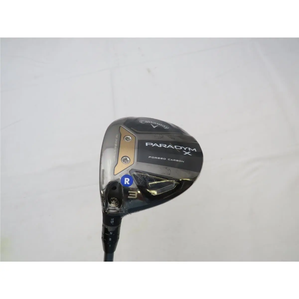 LH Callaway Paradym X 15 3 Wood Hzrdus Gen 4 Silver 60g Regular Flex +hc