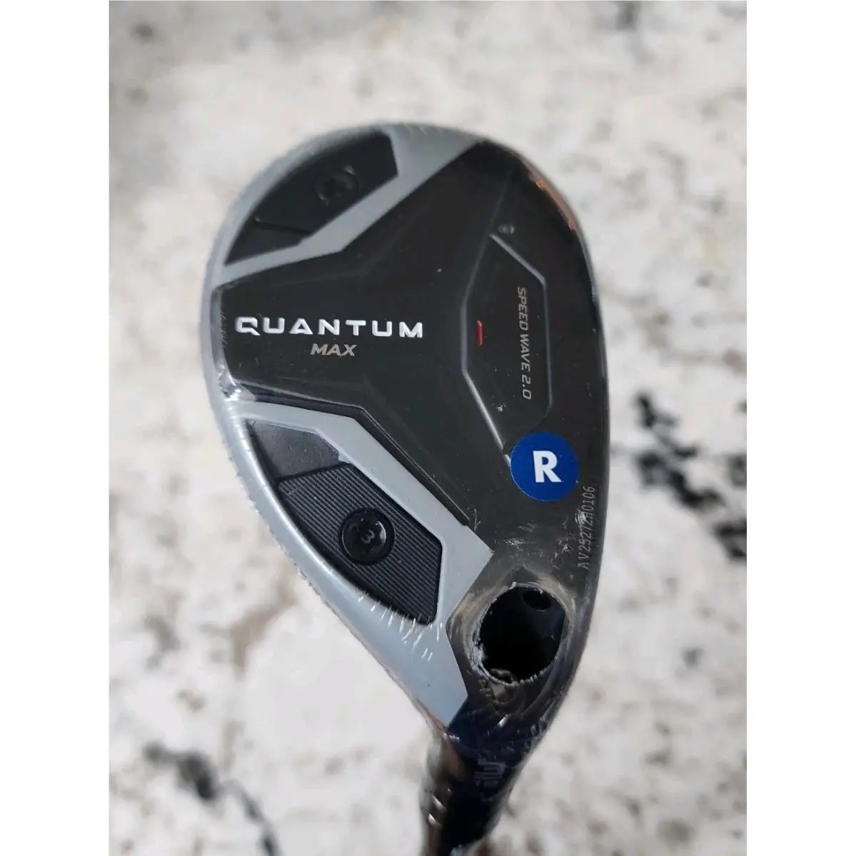Callaway Quantum Max 3 Hybrid 19 Loft Denali Frost Silver 60 Regular Right Hand