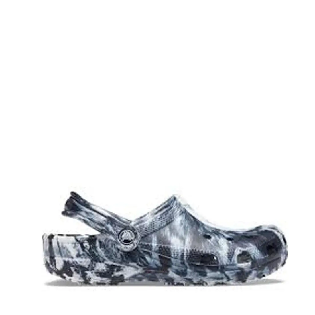 Crocs Classic Marbled Clog White Black 206867-103 Unisex W/box