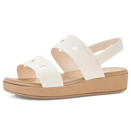 Crocs shoes - Brooklyn Sandals (Little Kid/Big Kid) - 212708 - Pink Blast/Pink Blast (UPC: 198445401879) 1