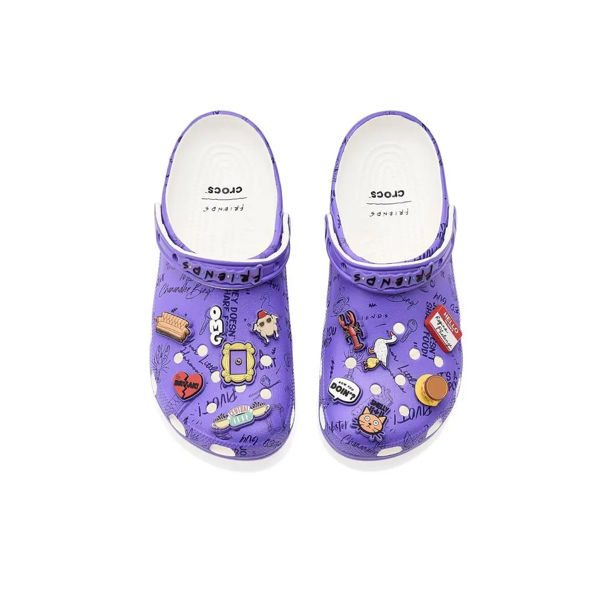 Unisex Clogs Crocs Friends Classic Clogs - Multi