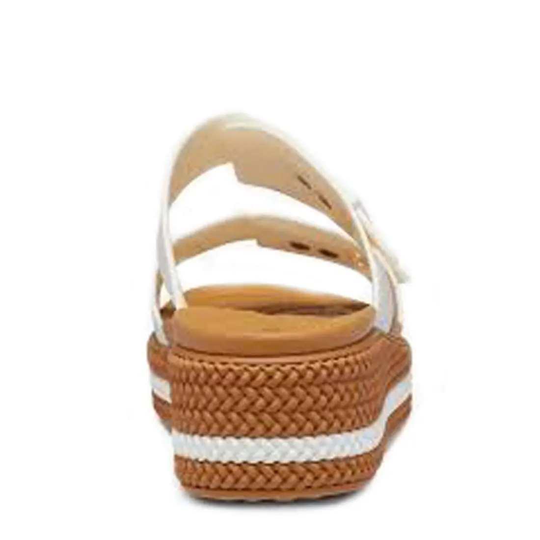 Crocs shoes - Crocs Brooklyn Woven Buckle (209978-0WV) - White 0
