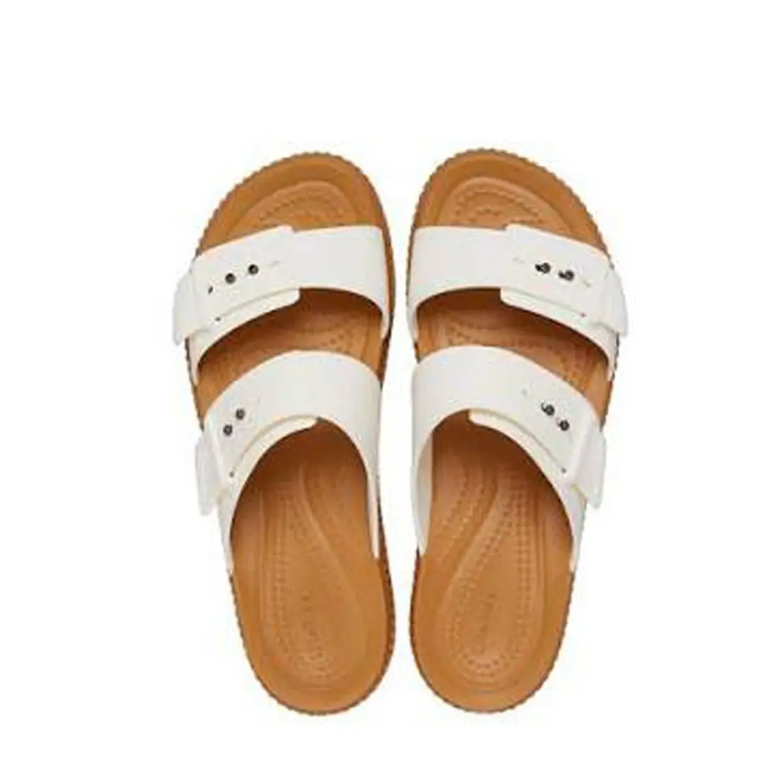Crocs shoes - Crocs Brooklyn Woven Buckle (209978-0WV) - White 3