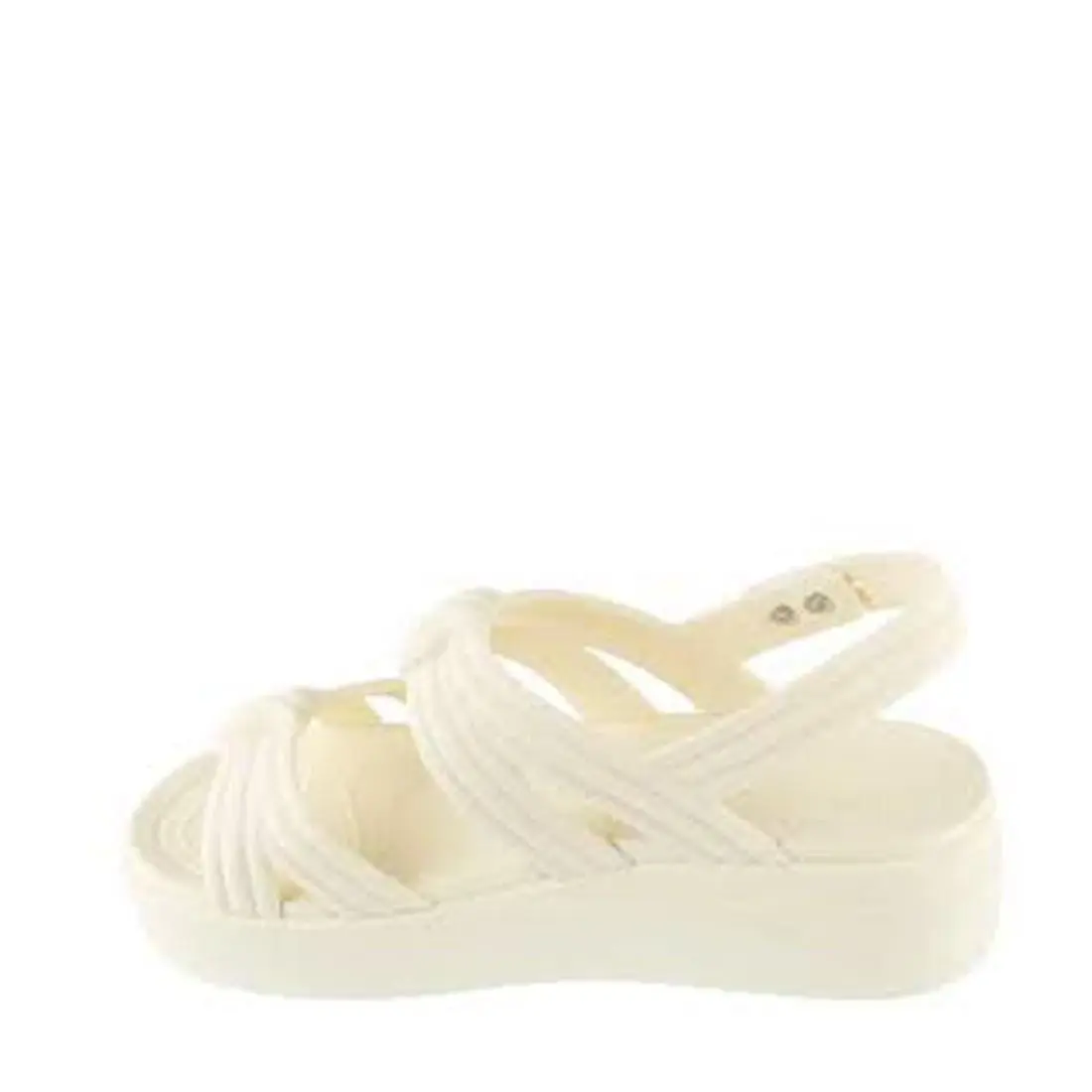 Crocs shoes - Crocs Brooklyn Low Ivory Knot Sandal (212864-105) - White 0