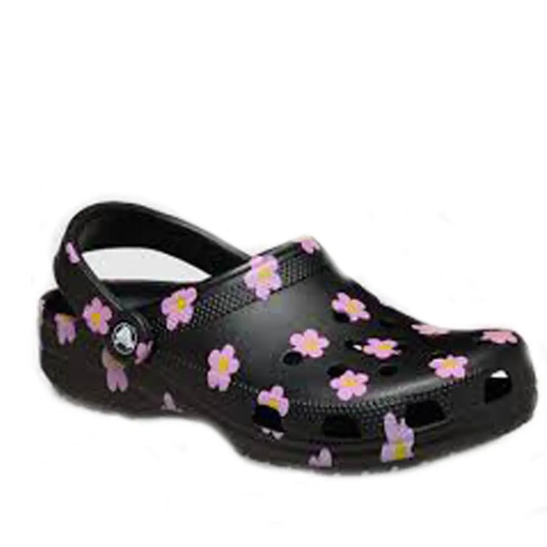 Crocs shoes - Flowers - Flowers - Black 3