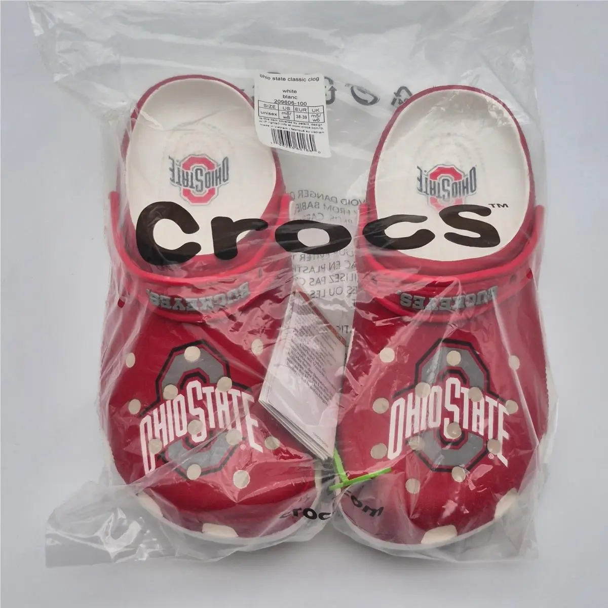 Crocs shoes - 209606-100 - 209606-100 - Red (UPC: 196265601660) 0