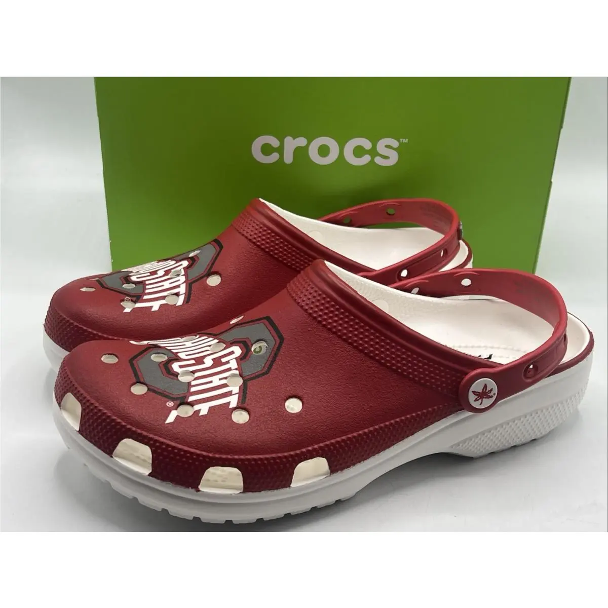 Crocs The Ohio State Classic Clog Red Men’s Size 9