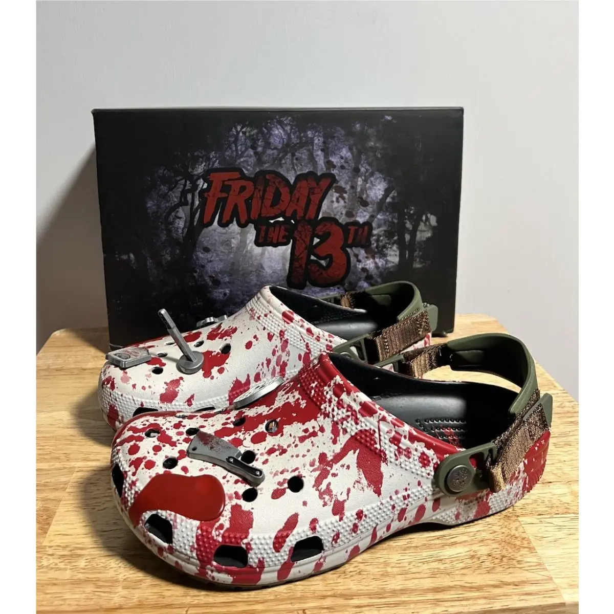 Crocs Friday The 13th Classic Clog 212073-90H Size 9 Collectible