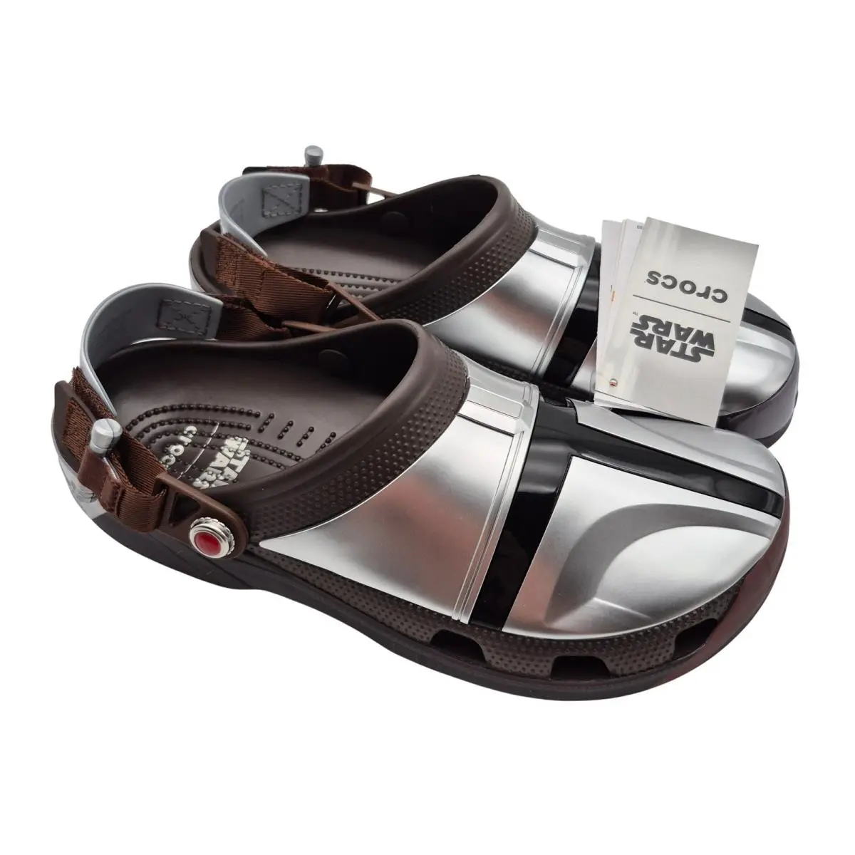 Crocs x Star Wars Mandalorian Classic Clog Men`s Shoe Size 10 Shoes Helmet