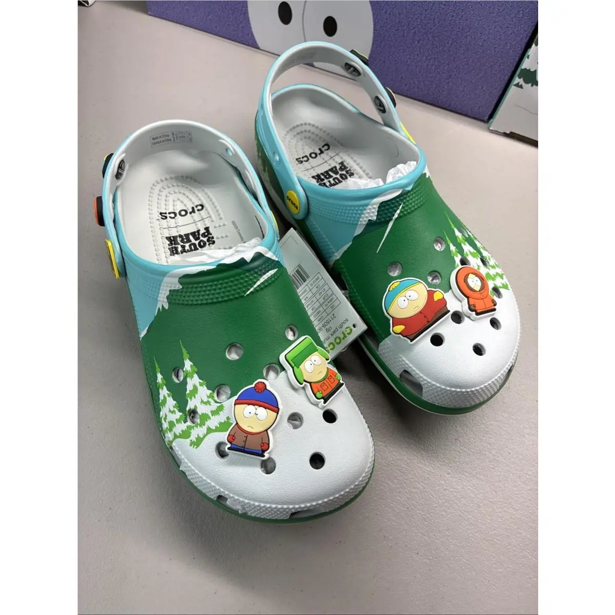 Crocs Classic Clog Sandals x South Park The Boys Mens Sz 8