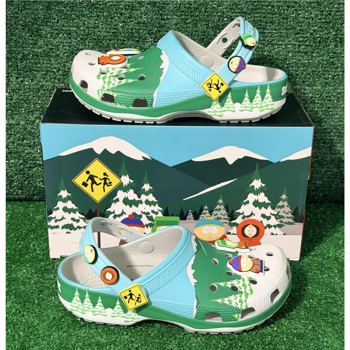 Crocs Adult South Park Multi Charm Classic Clogs Women`s 7 / Men`s 5