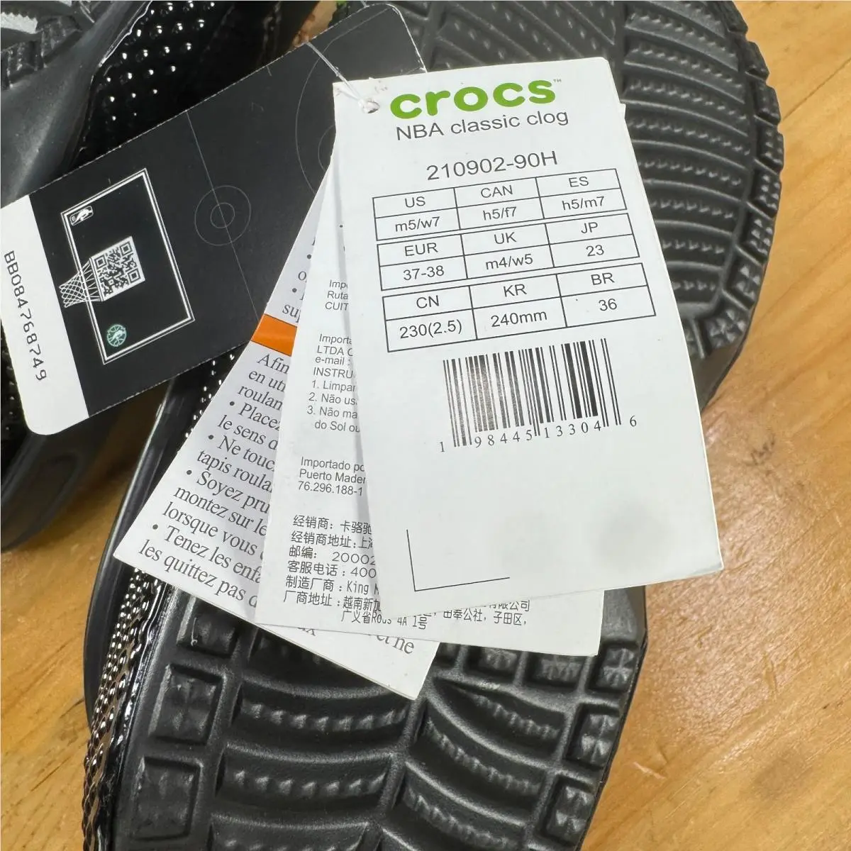 Crocs shoes - 21090290H - 210902-90H - Black (UPC: 198445133046) 4