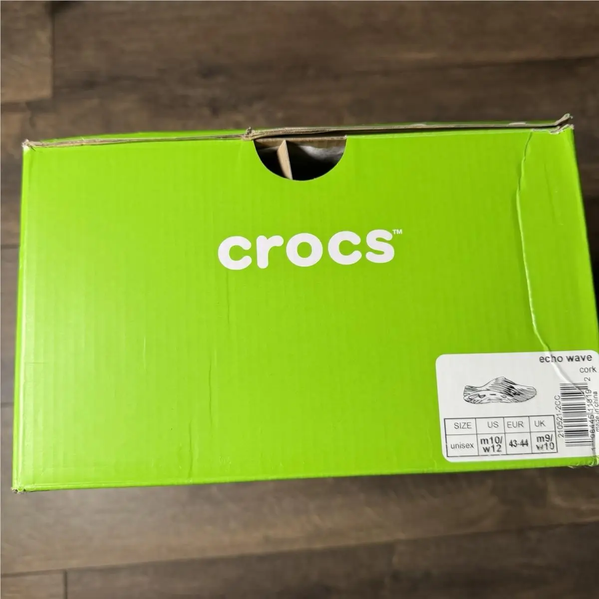Crocs shoes - Echo Wave Cork - Echo Wave Cork - Brown (UPC: 0198445113192) 12