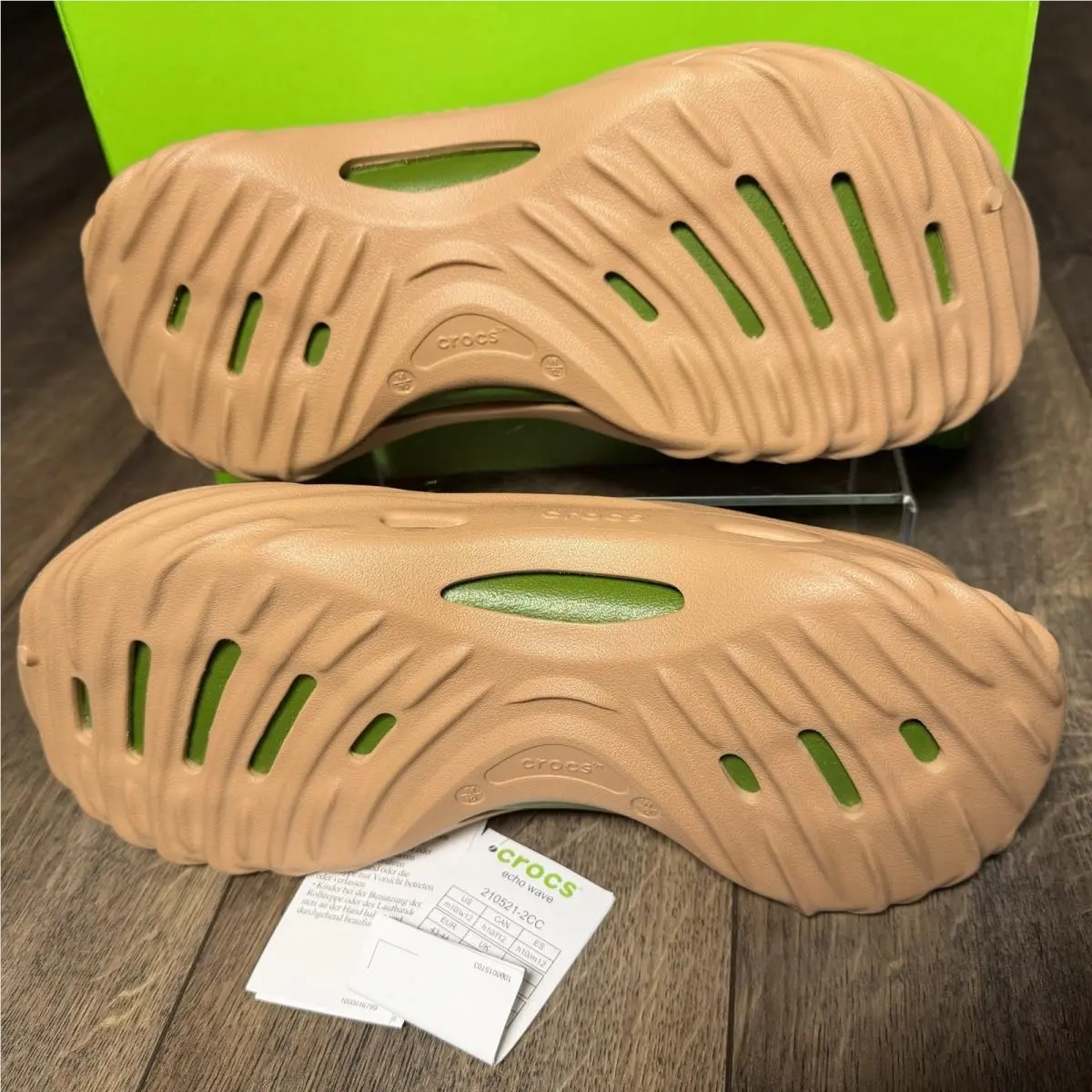 Crocs shoes - Echo Wave Cork - Echo Wave Cork - Brown (UPC: 0198445113192) 7