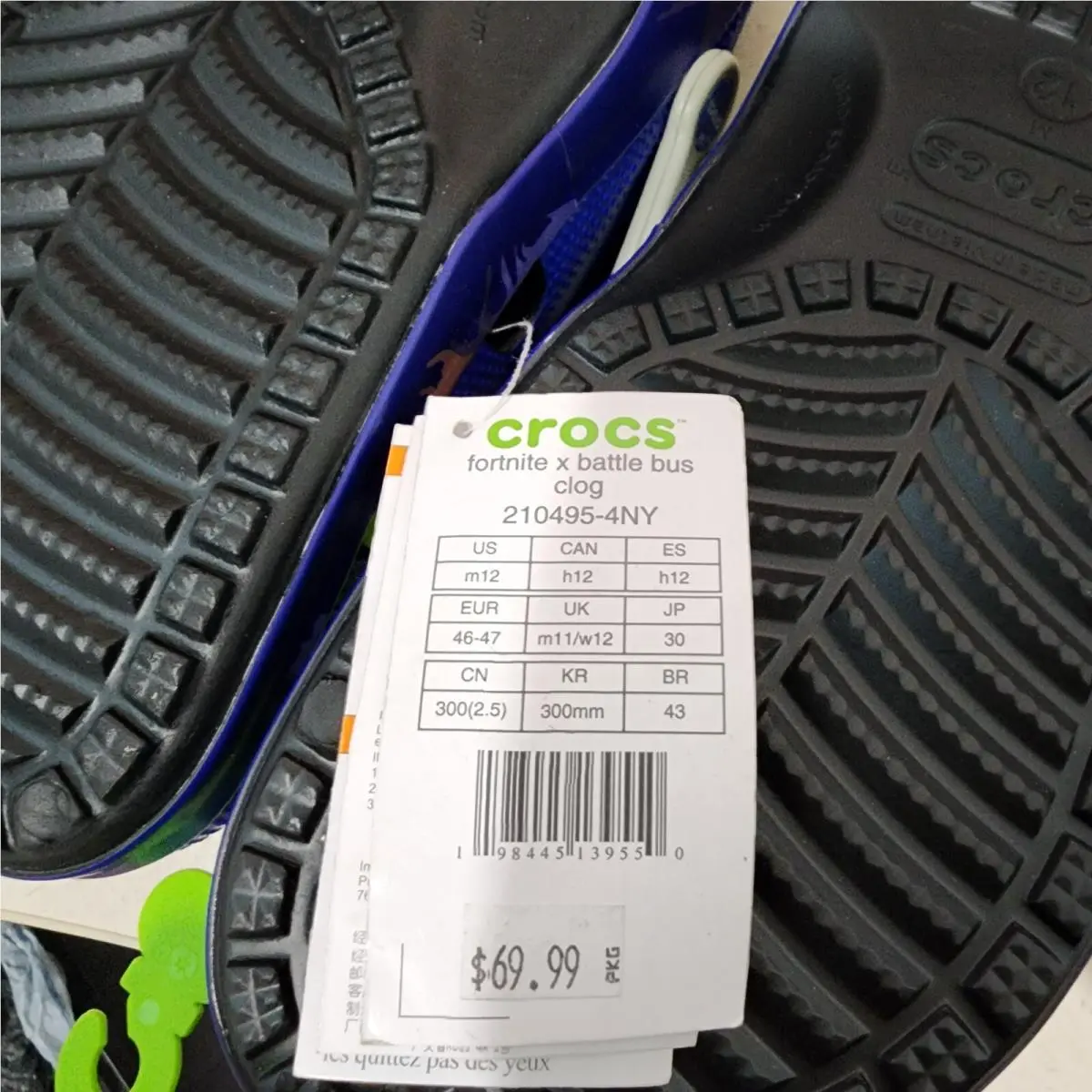 Crocs shoes - Fortnite Crocs Battle Bus - Fortnite Battle Bus - Blue 2