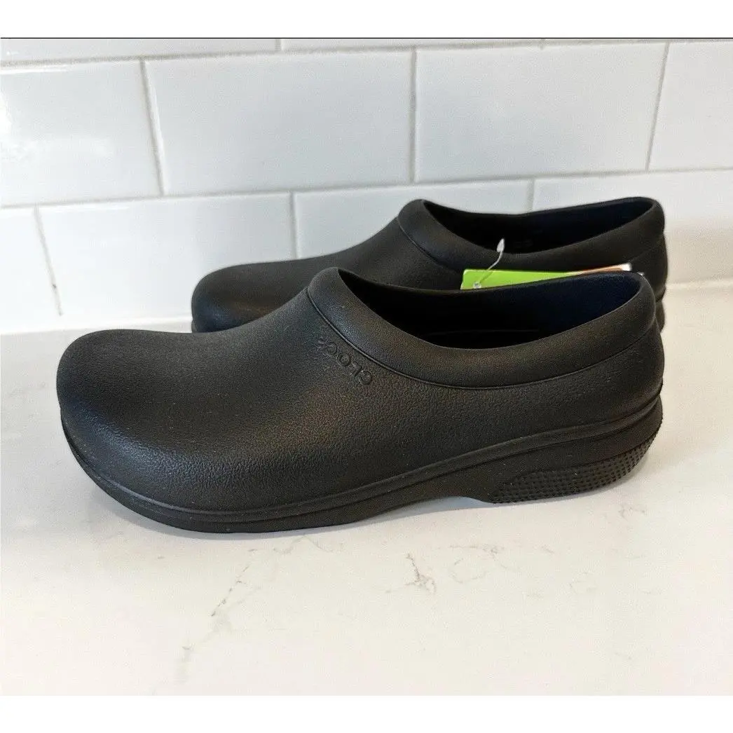 Crocs Slip On The Clock Work Comfort Shoes Black Women’s 8 Men’s 6 Unisex 205073