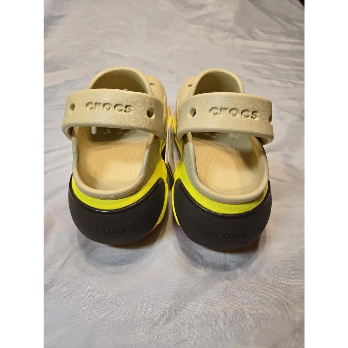 Crocs shoes - crocs bubble crush - bubble crush - 210061 - tan, orange, yellow, brown 5