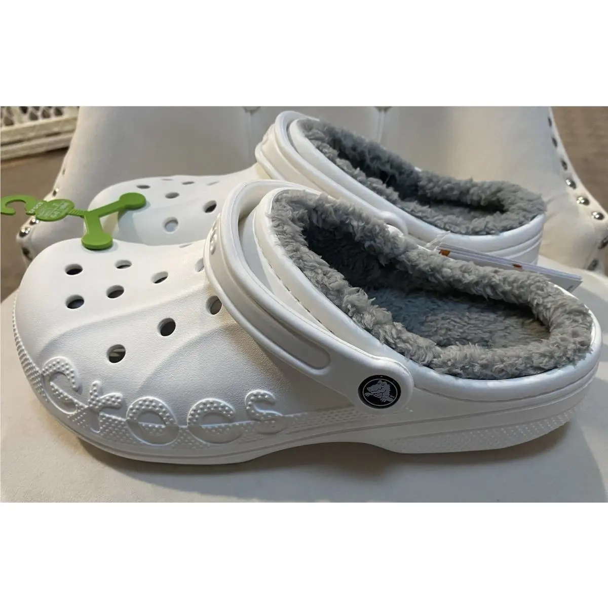 Crocs Baya Lined Clog W11/M9 White