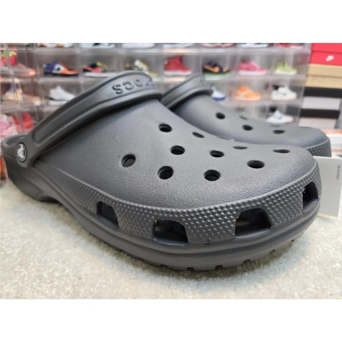 Crocs Classic Croslite Rubber Slate Grey Clogs