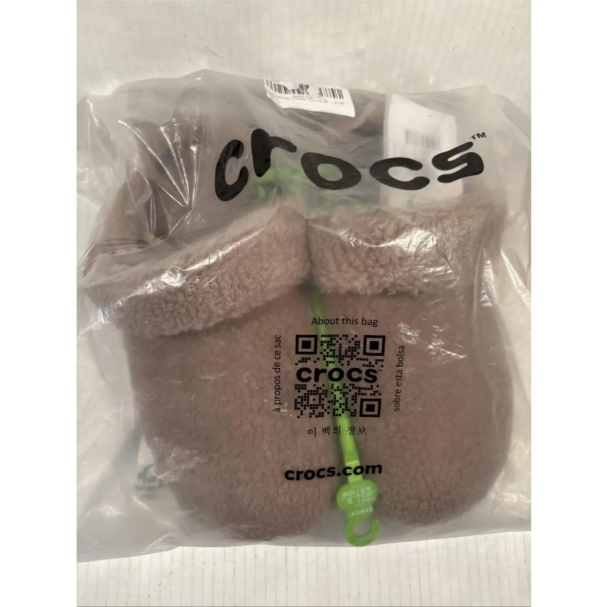 Crocs shoes - Crocs Cozy Sherpa - Cozy Sherpa - 209386-195 - Beige (UPC: 196265633685) 6