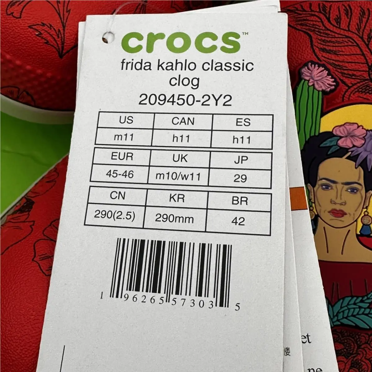 Crocs shoes - Crocs Frida Kahlo Classic Clog - Red 0