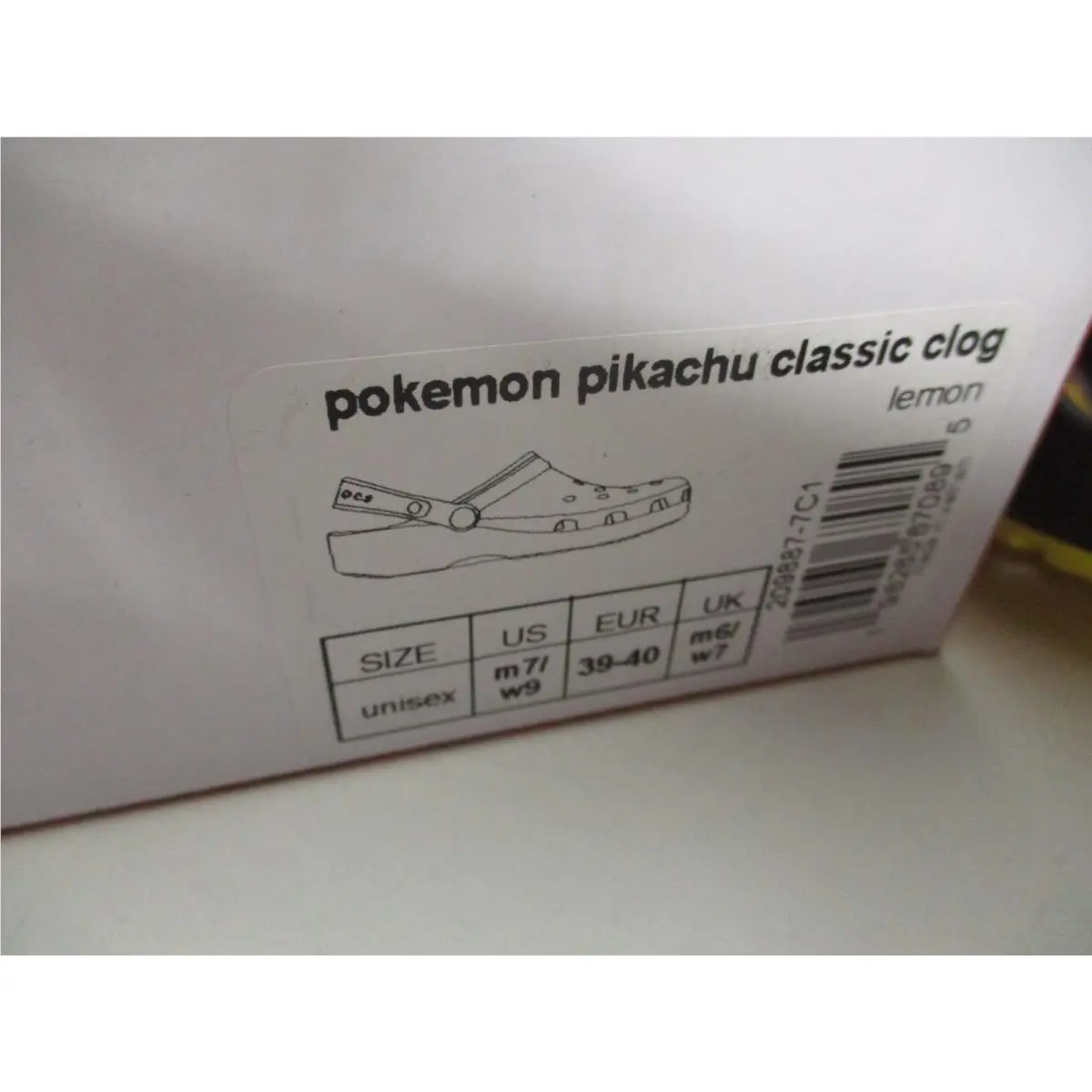 Crocs shoes - Pokemon Pikachu - Pokemon Pikachu - Black 6