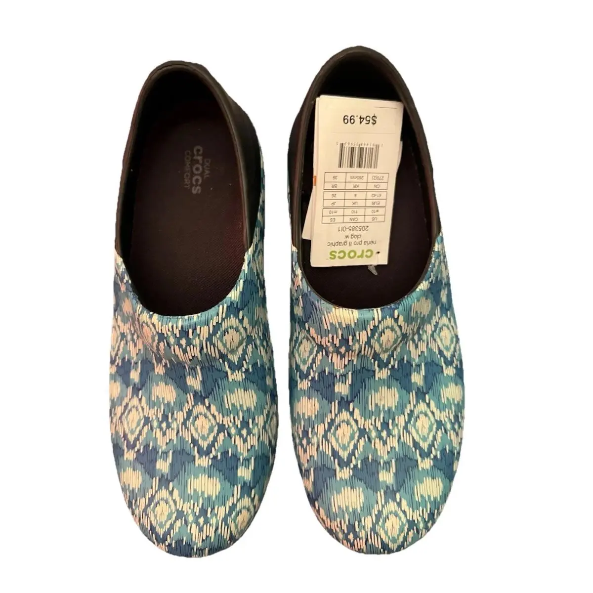 Crocs Neria Pro II Blue Clog Nursing Work Shoes Slip-resistant Women’s 10