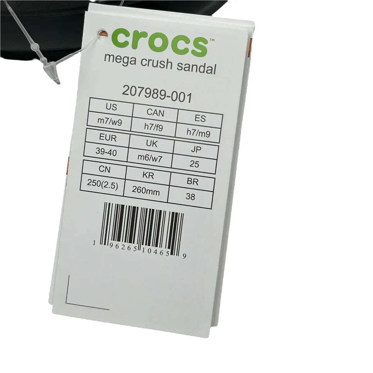 Crocs shoes - Crocs Mega Crush - Mega Crush - Black (UPC: 196265104659) 9