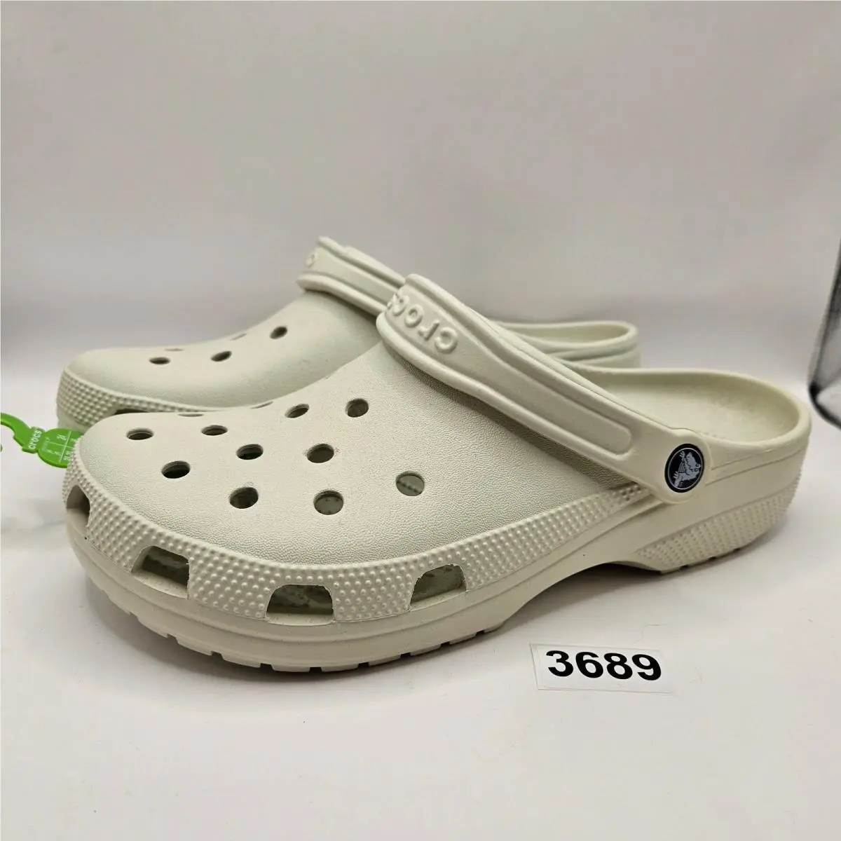 Crocs M9 W11 Classic Clog White Bone Unisex Comfort Casual Shoes