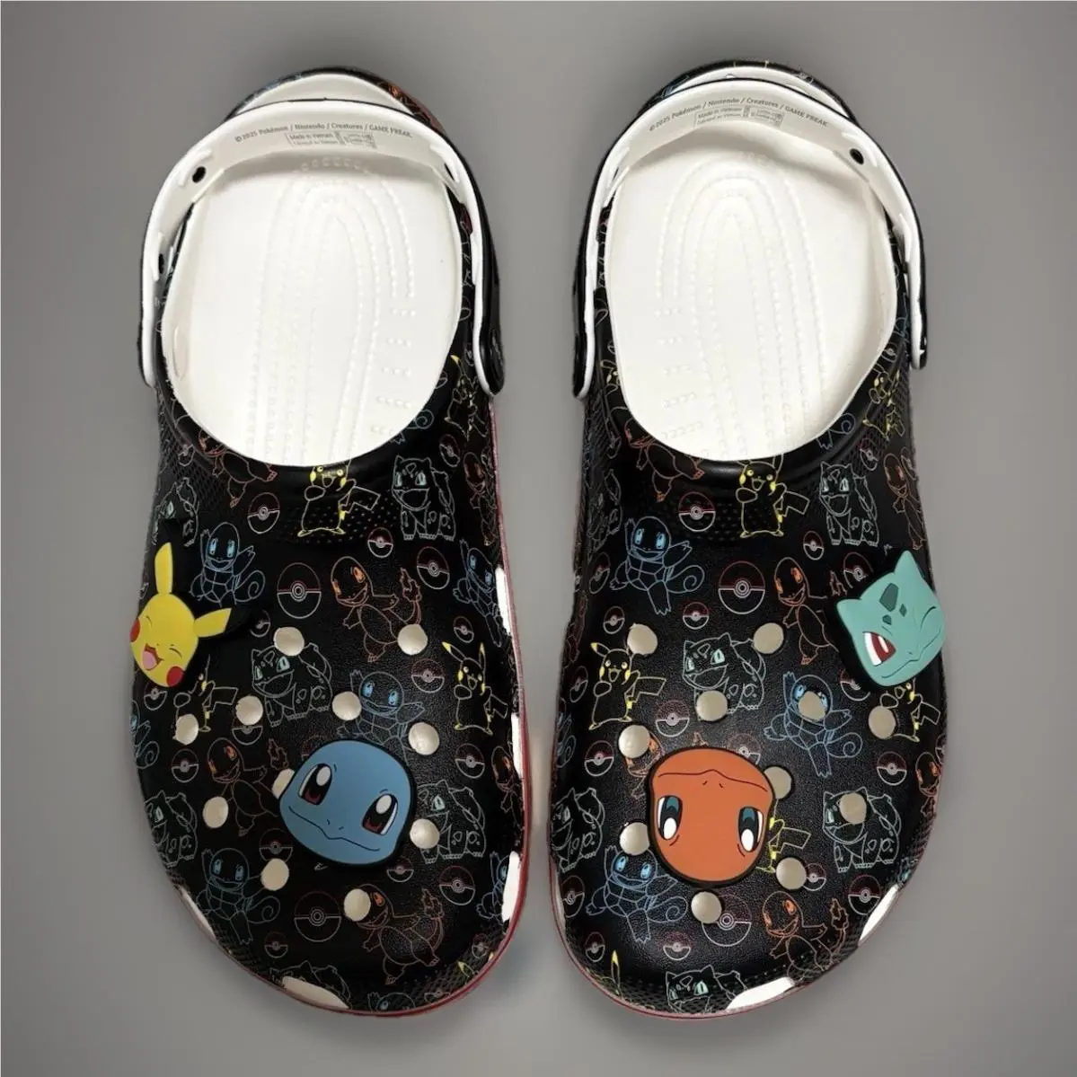 Crocs x Pokemon Pokemon Print Classic Clog Multi Men`s Size 11 Unisex