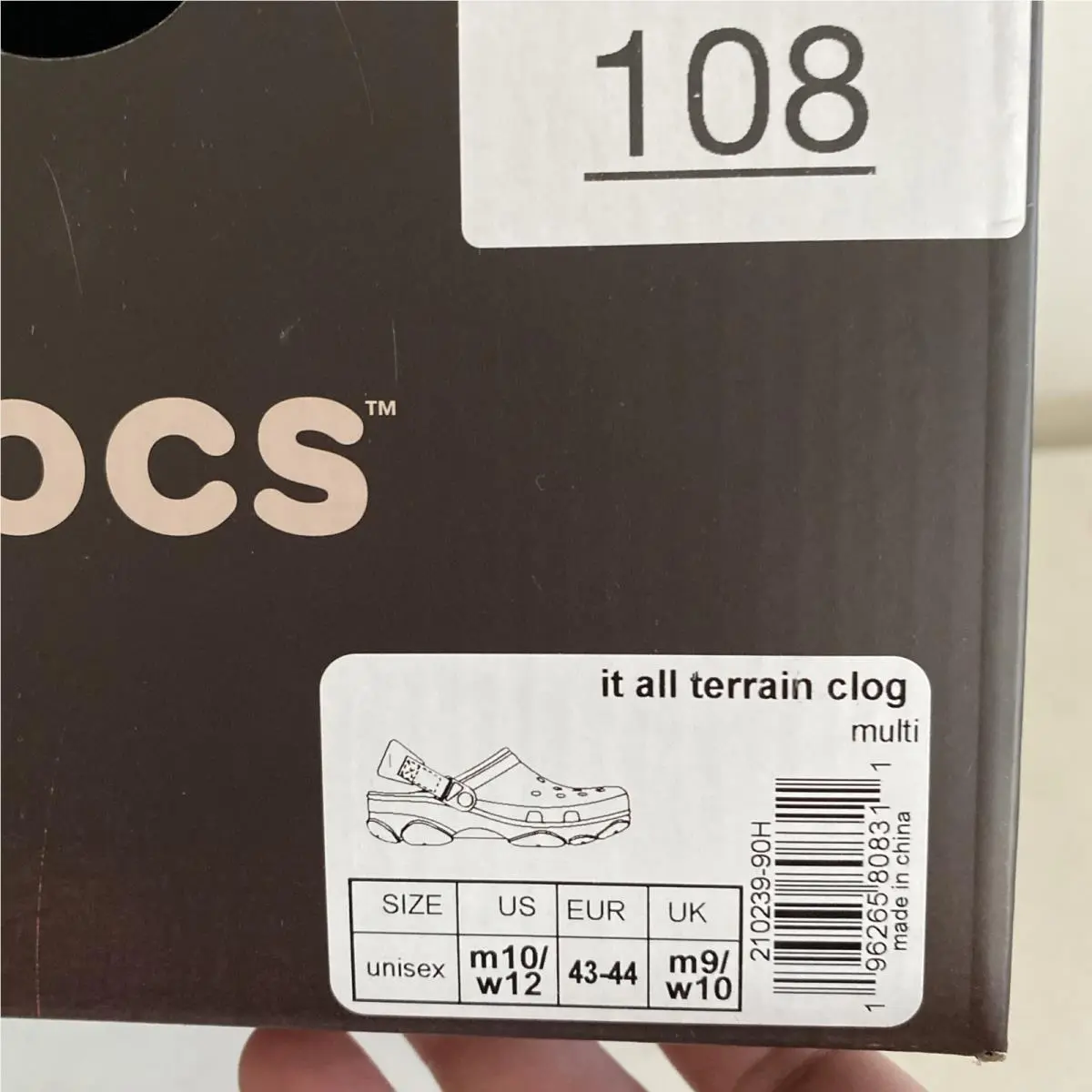 Crocs shoes - It Pennywise All Terrain - Pennywise All Terrain - White (UPC: 196265808311) 8