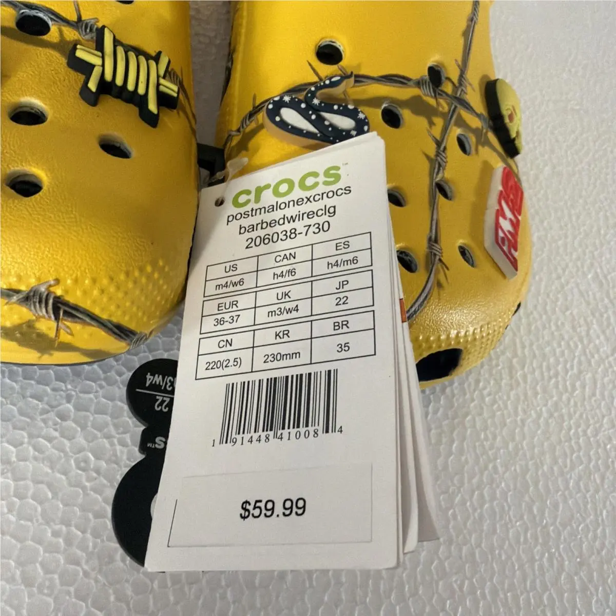 Crocs shoes - Posty X Crocs - Series 2 - Yellow 12