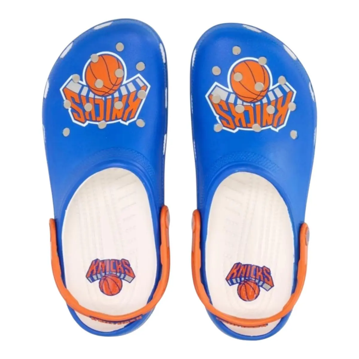 Crocs shoes - 208862-100 - 42028 - Knicks Blue / Orange / White (UPC: 196265420285) 3