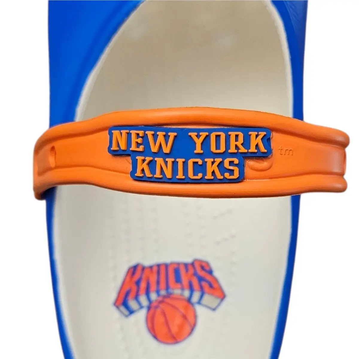 Crocs shoes - 208862-100 - 42028 - Knicks Blue / Orange / White (UPC: 196265420285) 6