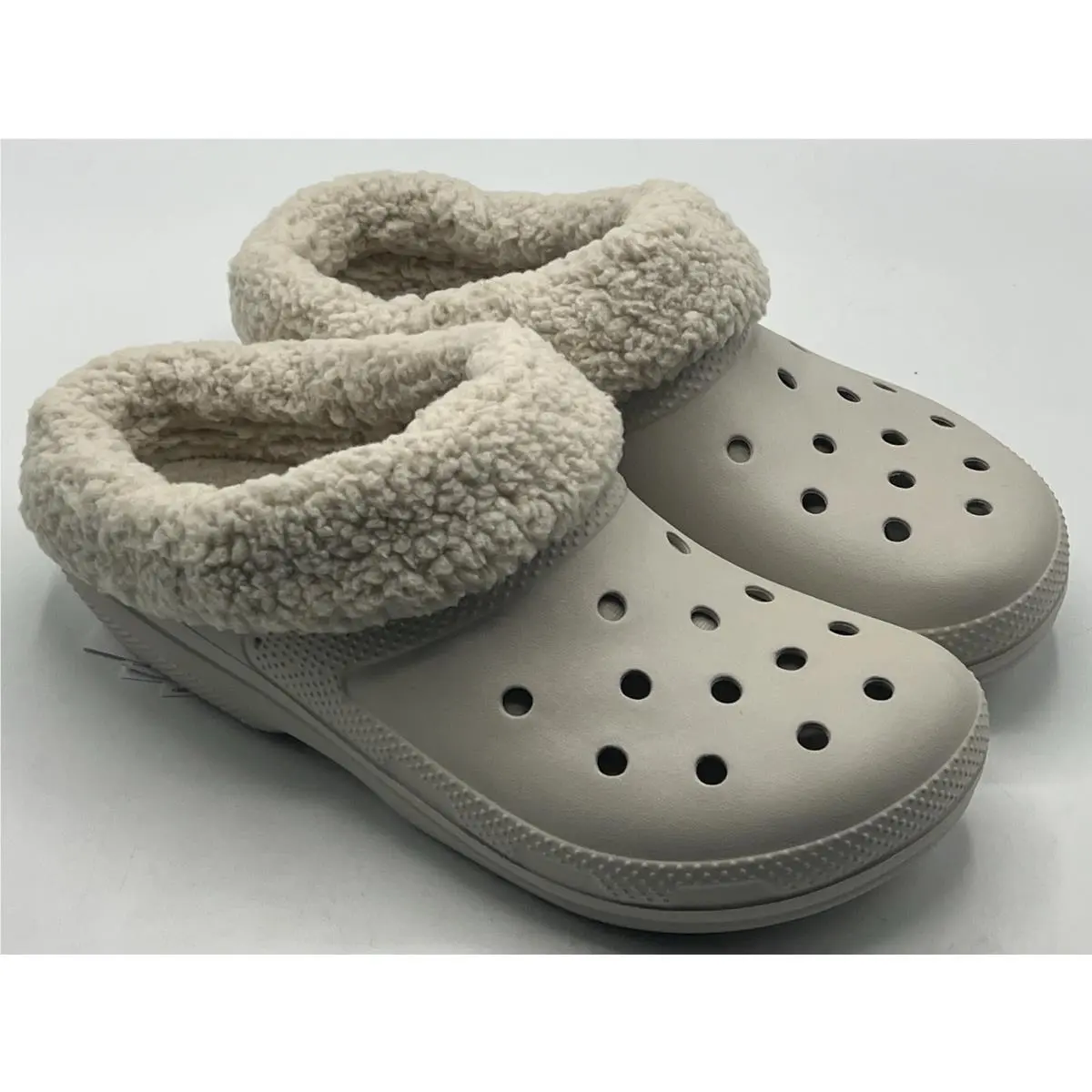 Crocs Croc’s Classic Blitzen IV Fleece Lining Pumice Beige Brown Men’s Size 8