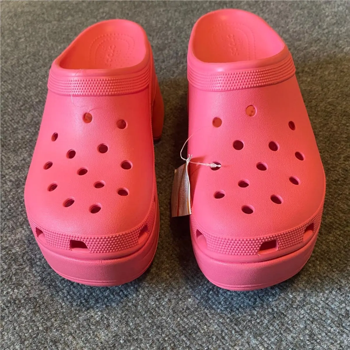 Crocs shoes - Chunky Heel Platform Clog - Chunky Heel Platform Clog - Pink 0