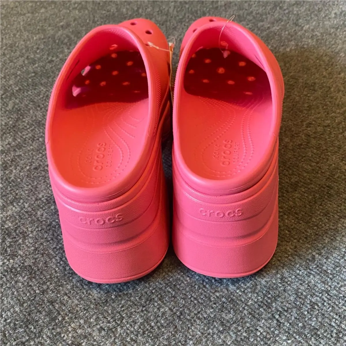 Crocs shoes - Chunky Heel Platform Clog - Chunky Heel Platform Clog - Pink 2