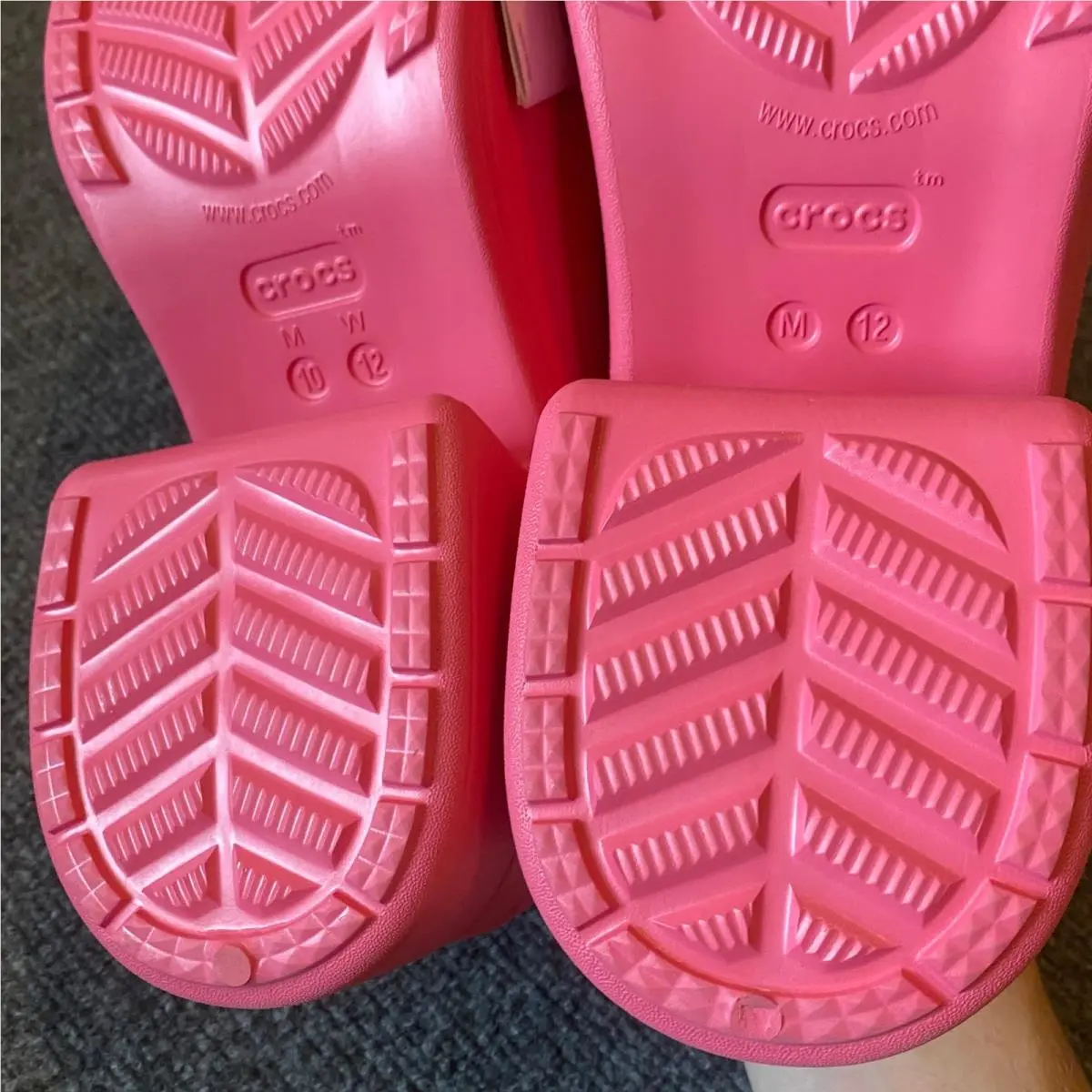 Crocs shoes - Chunky Heel Platform Clog - Chunky Heel Platform Clog - Pink 4