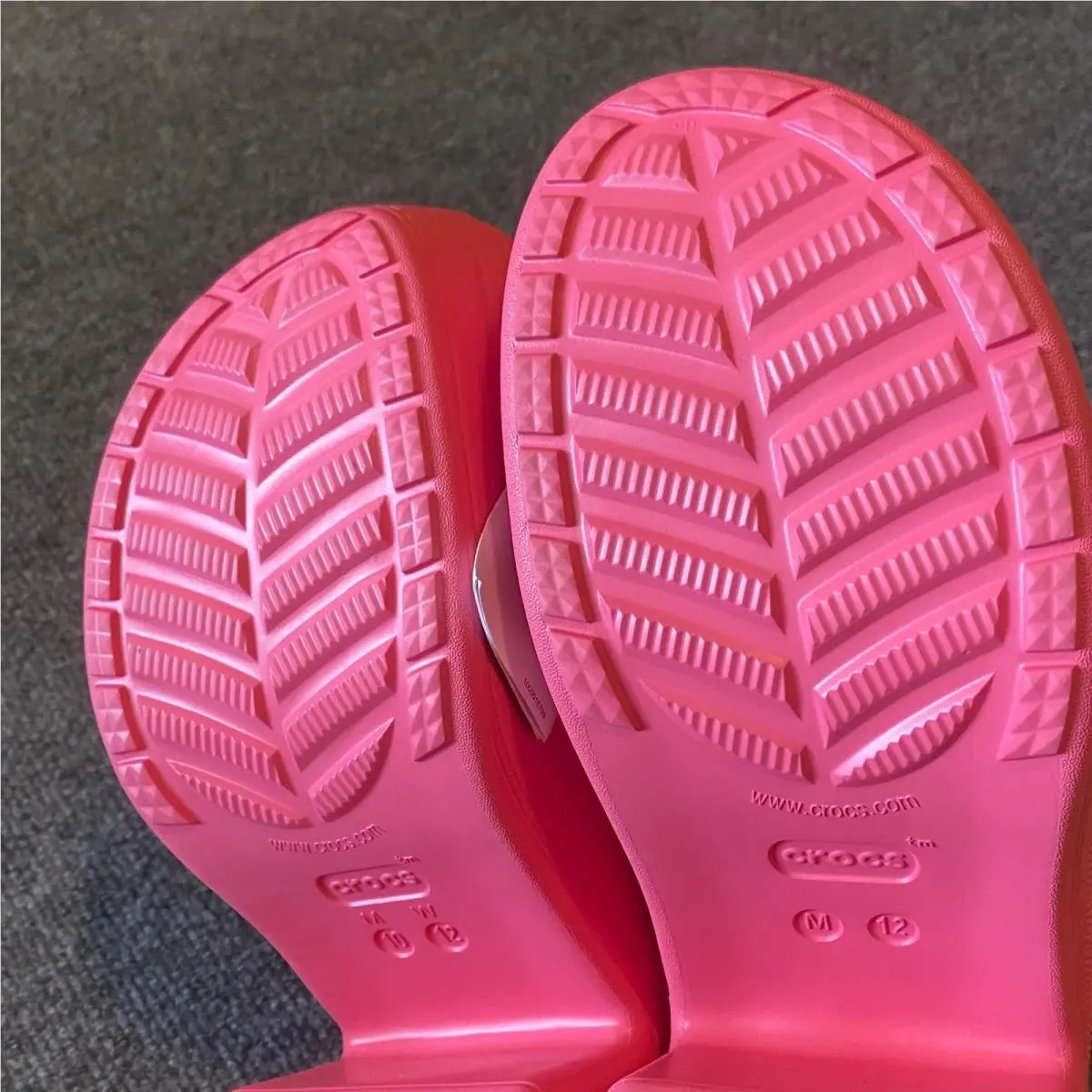 Crocs shoes - Chunky Heel Platform Clog - Chunky Heel Platform Clog - Pink 7