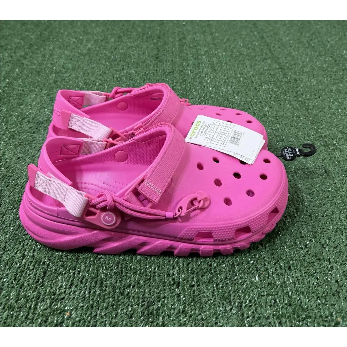 Post Malone Crocs Duet Max II 2 Clog Electric Pink 207268 6QQ Mens Size 11