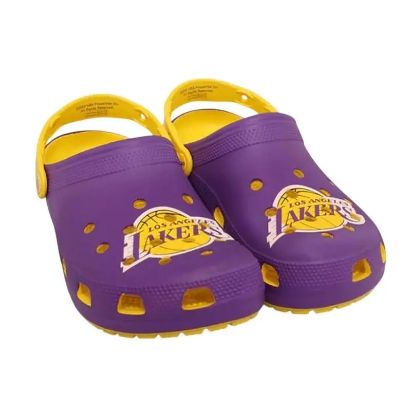 Crocs Mens Nba Los Angeles Lakers Clog US 10 EU 43.5 Purple Yellow