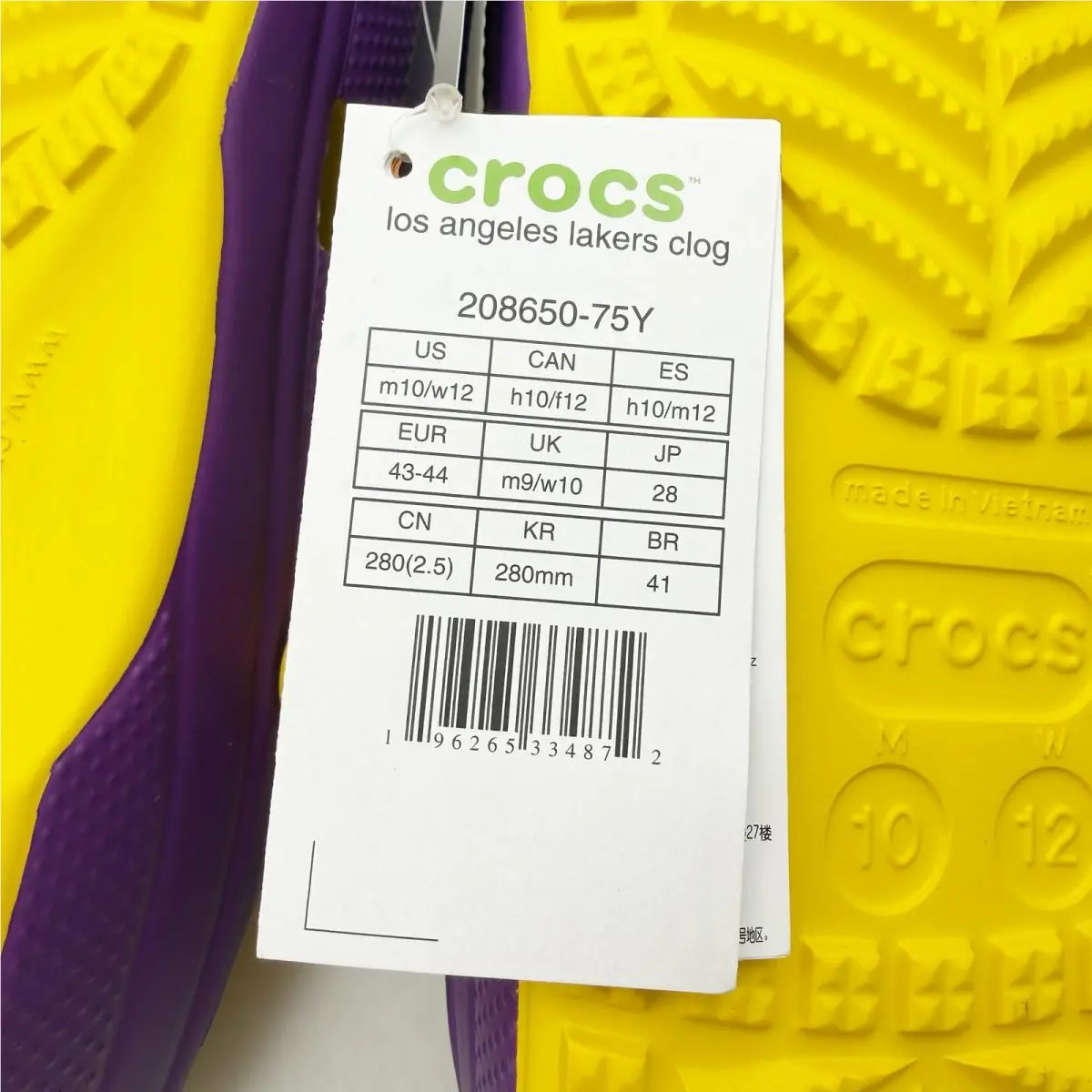 Crocs shoes - Purple (UPC: 196265334872) 10