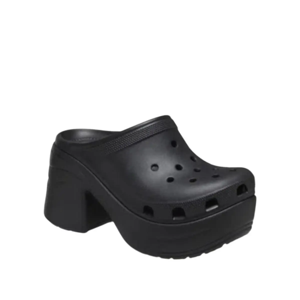 Crocs Womens Siren Crush Clogs Size 12 Black Platform Heels