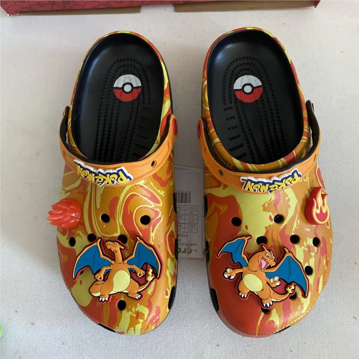 Crocs shoes - Charizard - Charizard - Orange (UPC: 196265809264) 2