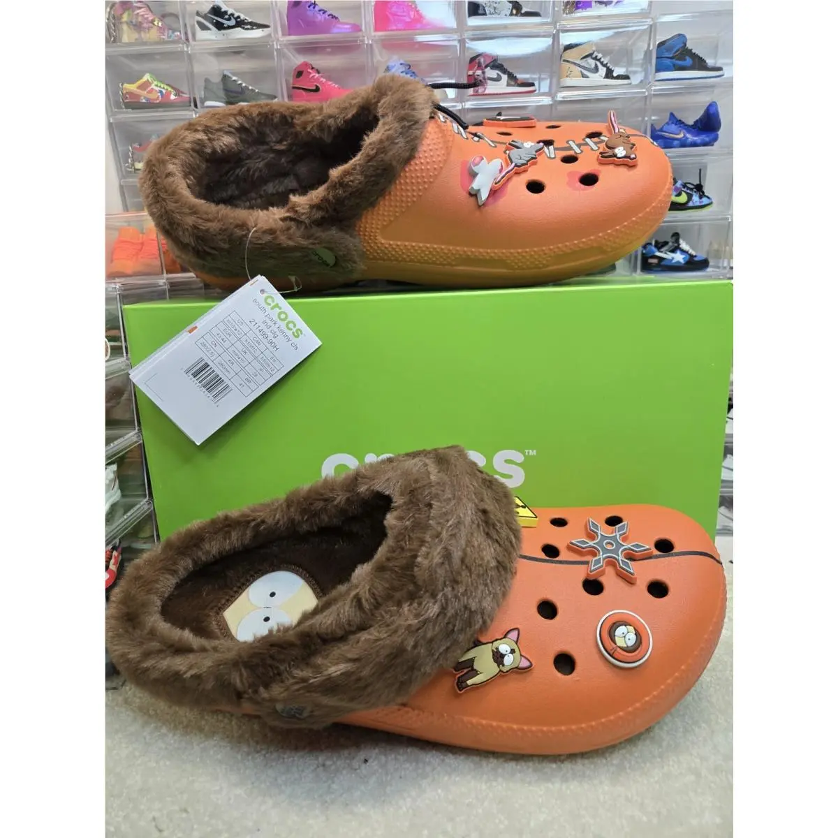 Crocs Men`s South Park Kenny Classic Lined Clog - Orange/brown/multi Sz 10M