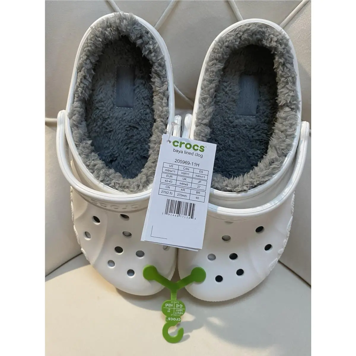 Crocs shoes - Crocs Baya Lined Clog - Baya Lined Clog - White 2