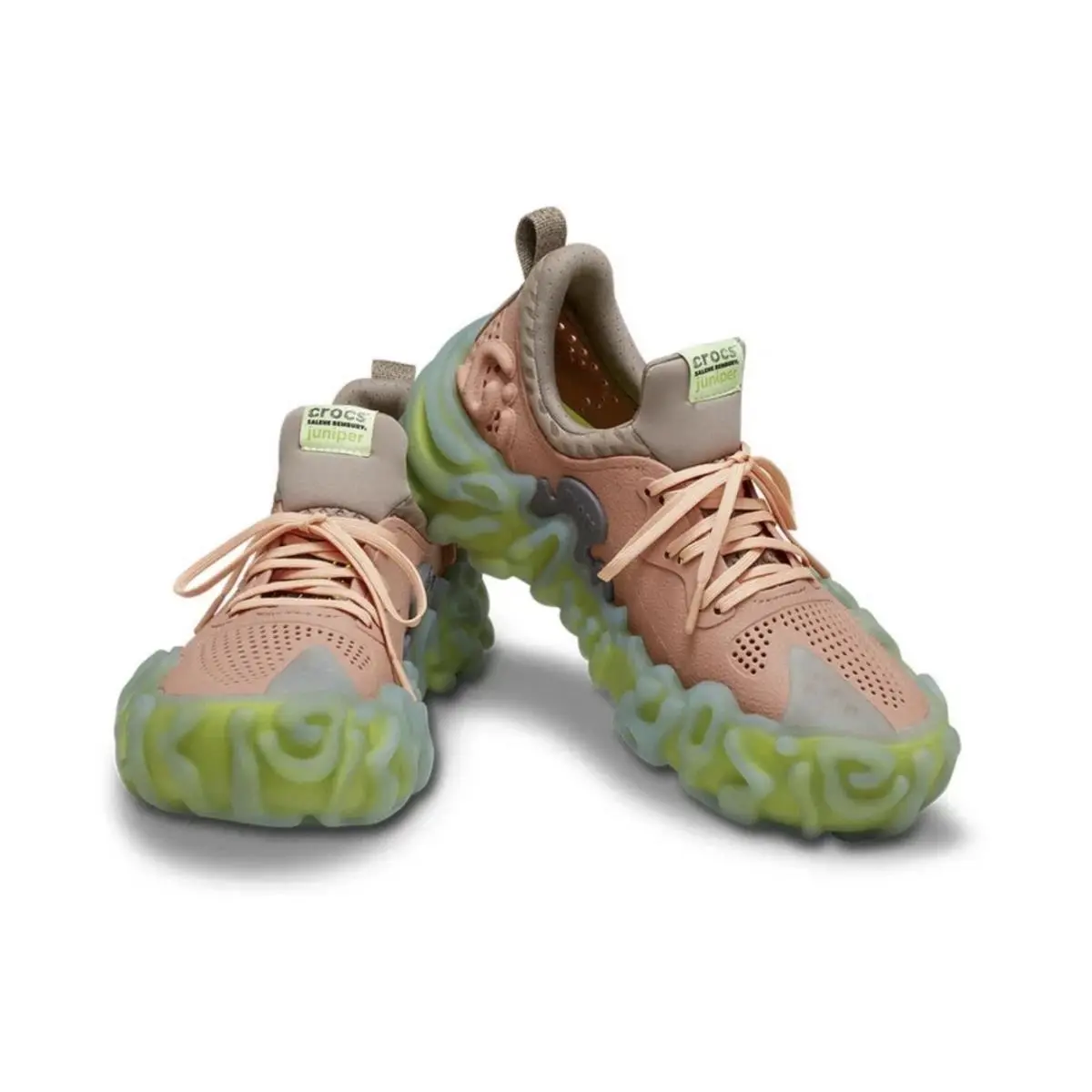Crocs shoes - Crocs Pollex Juniper - Pollex Juniper - SALEHE-POLLEX-JUNIPER-GUAVA - Orange, Manufacturer: Guava/Mauve/Green 0