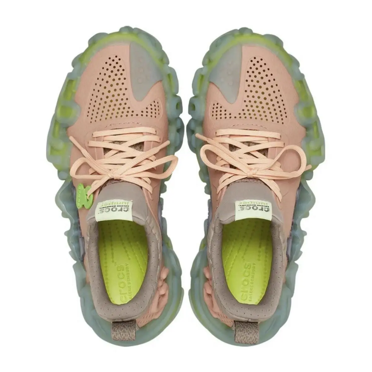 Crocs shoes - Crocs Pollex Juniper - Pollex Juniper - SALEHE-POLLEX-JUNIPER-GUAVA - Orange, Manufacturer: Guava/Mauve/Green 1