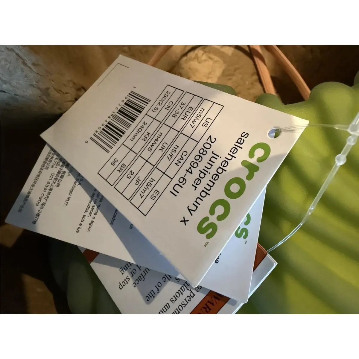 Crocs shoes - Crocs Pollex Juniper - Pollex Juniper - SALEHE-POLLEX-JUNIPER-GUAVA - Orange, Manufacturer: Guava/Mauve/Green 6